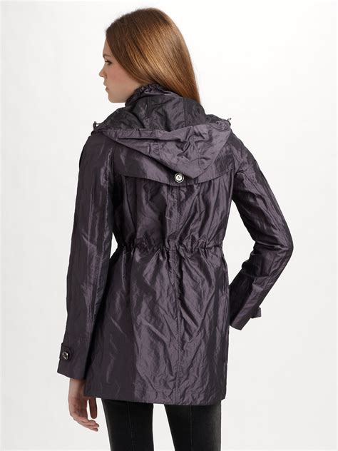 burberry brit hooded raincoat with warmer|Burberry raincoats for women sale.